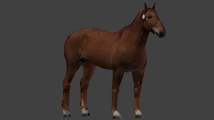 horse 3d 3ds