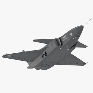Bayraktar Kizilelma Fighter Jet Flying model