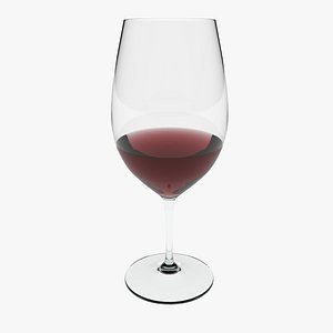 Wine Glass Red Cabernet Merlot 3D model