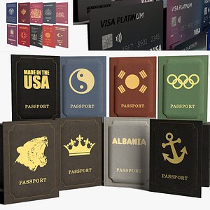 Passport 120 options 24 visa cards model