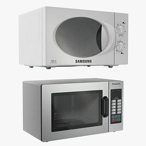 Microwave Ovens 3D Models Collection