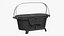 Carolina Cooker Cast Iron Charcoal Grill Black