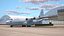 US Military Transport Aircraft Lockheed C 130 Hercules with Cargo Rigged 3D model