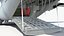 US Military Transport Aircraft Lockheed C 130 Hercules with Cargo Rigged 3D model