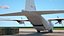 US Military Transport Aircraft Lockheed C 130 Hercules with Cargo Rigged 3D model