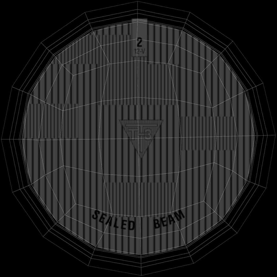 Headlight With Grid 3D Model - TurboSquid 2072014