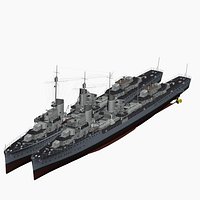 Destroyer 1934 Class German Navy WW2