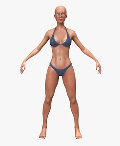 3d model girl woman female