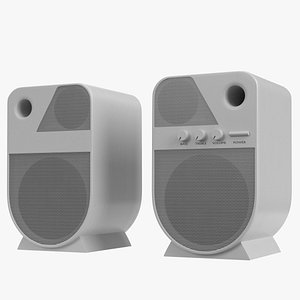 PC speakers 1 3D model