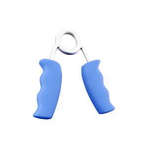 3D model hand gripper icon