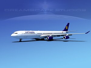 airline a340-600 airbus a340 3d 3ds