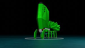 3D sci-fi Robot