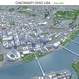 3D city area building
