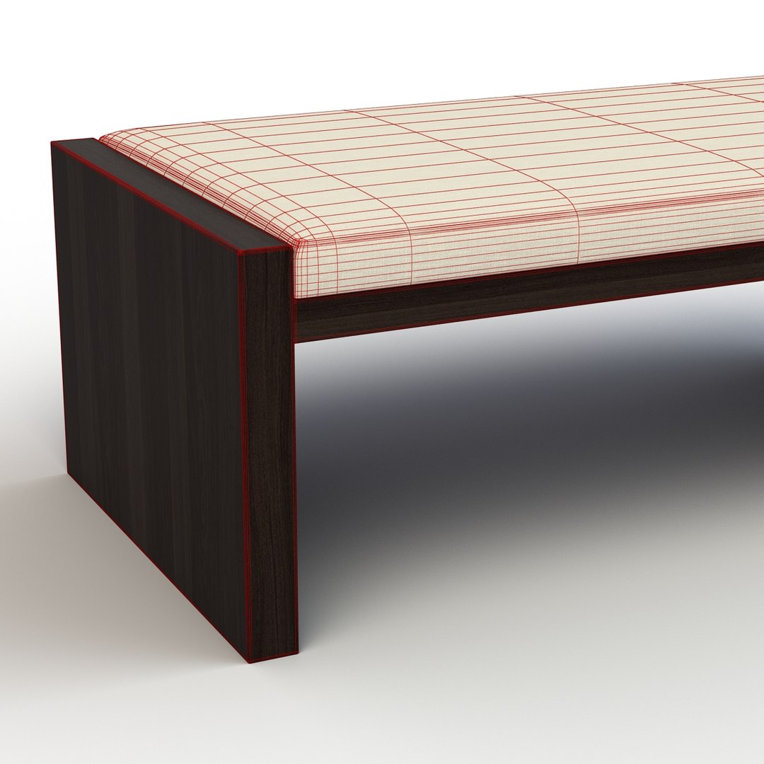 simple bench obj