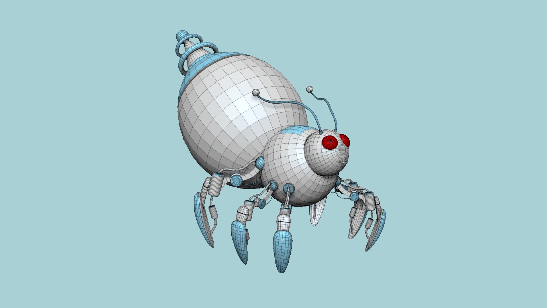 3D model Cute Robot E06 White Blue - SciFi Character Design https://p.turbosquid.com/ts-thumb/MS/mv2p5C/mx/r6wire/png/1648502933/1920x1080/fit_q87/2ad7240052e19e73f15b2b4d93b52a84583125a1/r6wire.jpg