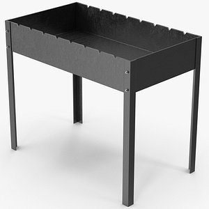 3D Grill Mangal model