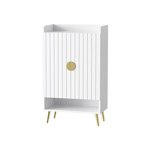 3D Yellar Nordic Entryway White Shoe Storagel