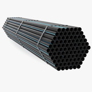 Thin Plastic Pipes Bundle 2 Meters