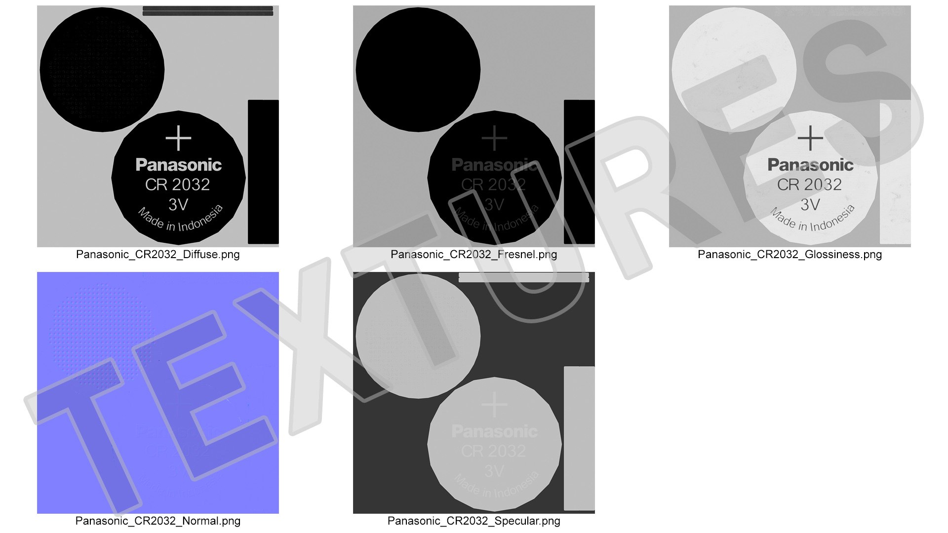 3D Button Cell Battery Panasonic CR2032 https://p.turbosquid.com/ts-thumb/MS/u1qRxd/GG/buttoncellbatterypanasoniccr2032c4dmodel017/jpg/1656097383/1920x1080/fit_q87/6812e3542b8a30d61e039b00785a038eca9ce8e9/buttoncellbatterypanasoniccr2032c4dmodel017.jpg