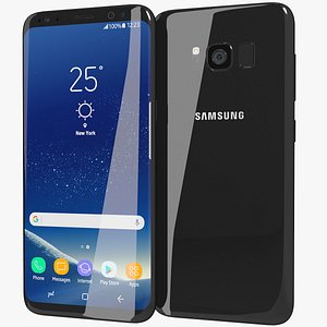 realistic samsung galaxy s8 3D model