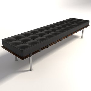 Mies Van Der Rohe Barcelona Bench Large