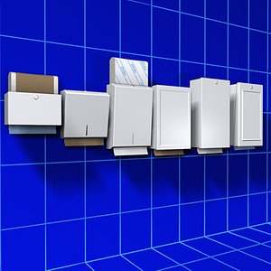 3d model paper towel holder 01