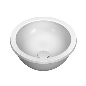 wash basin Loop  Friends White Alpin 3D model