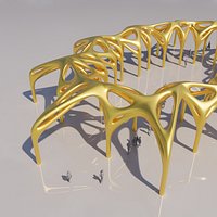 XENOVAULT 03 Alien Parametric Architectural Pavilion
