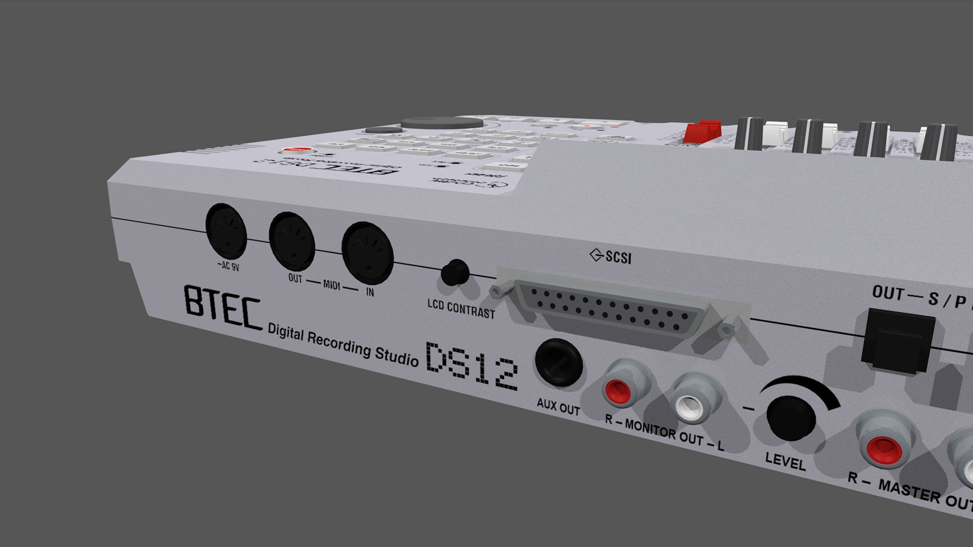 3d model track recorder digital