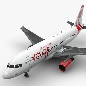 Airbus A319-100 AIR CANADA Rouge L1387