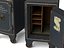 Caja fuerte antigua de hierro vintage (modelo 3D)