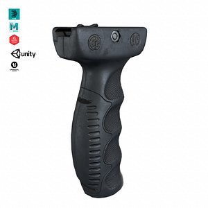 vertical foregrip 3D model