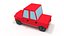 cartoon city cars 3D model