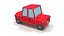cartoon city cars 3D model