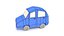 cartoon city cars 3D model