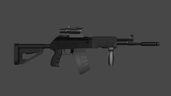 3D ak-12 upgrades model - TurboSquid 1501145