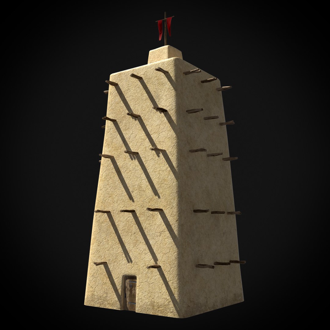 3d Timbuktu Tower