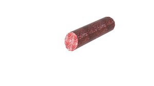 realistic salami 3D model