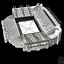 old trafford stadium wembley 3d model