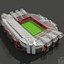 old trafford stadium wembley 3d model