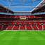 old trafford stadium wembley 3d model