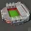 old trafford stadium wembley 3d model