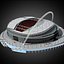 old trafford stadium wembley 3d model