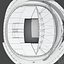 old trafford stadium wembley 3d model