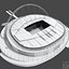 old trafford stadium wembley 3d model