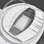 old trafford stadium wembley 3d model