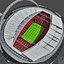 old trafford stadium wembley 3d model