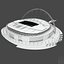 old trafford stadium wembley 3d model