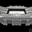 old trafford stadium wembley 3d model