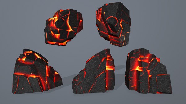 3D lava rock model - TurboSquid 1694227